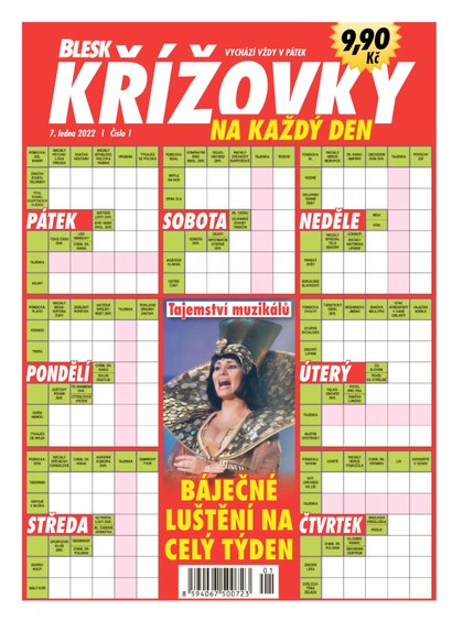 E-magazín Blesk Křížovky na každý den - 01/2022 - CZECH NEWS CENTER a. s.
