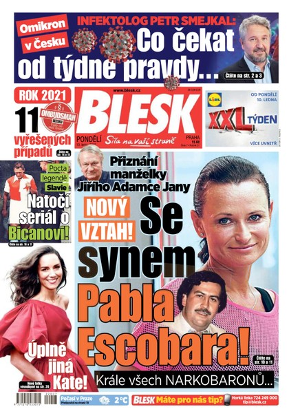 E-magazín Blesk - 10.1.2022 - CZECH NEWS CENTER a. s.