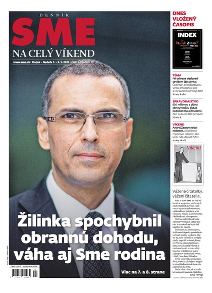 E-magazín SME 8-1-2022 - Petit Press, a.s. 