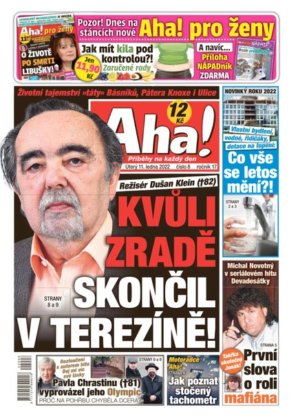 E-magazín AHA! - 11.1.2022 - CZECH NEWS CENTER a. s.