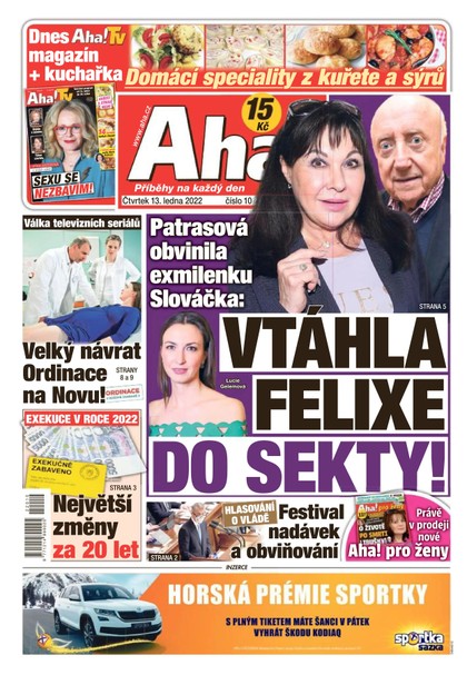 E-magazín AHA! - 13.1.2022 - CZECH NEWS CENTER a. s.