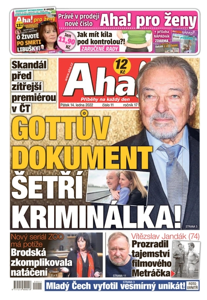 E-magazín AHA! - 14.1.2022 - CZECH NEWS CENTER a. s.