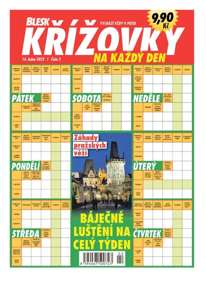 E-magazín Blesk Křížovky na každý den - 02/2022 - CZECH NEWS CENTER a. s.