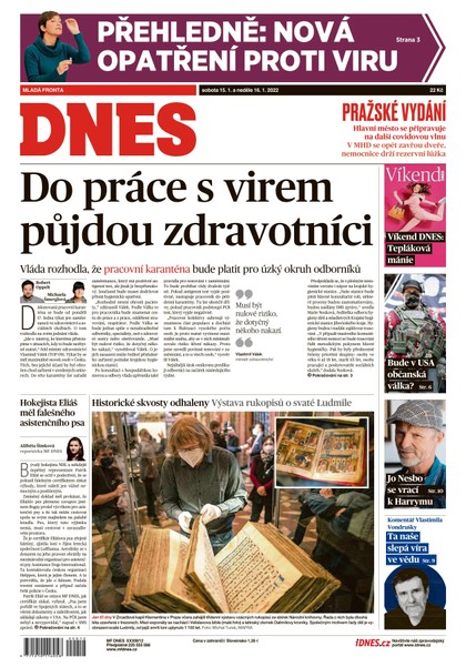 E-magazín MF DNES - 15.1.2022 - MAFRA, a.s.