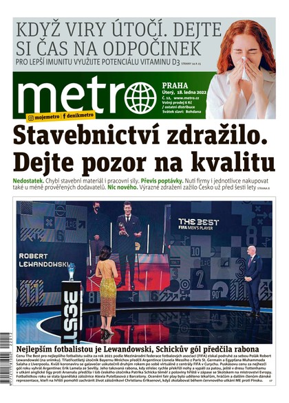 E-magazín METRO - 18.1.2022 - MAFRA, a.s.