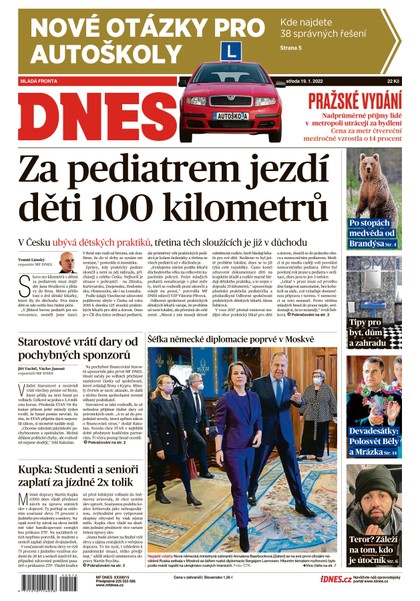 E-magazín MF DNES - 19.1.2022 - MAFRA, a.s.