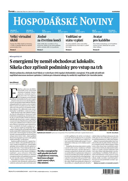 E-magazín HN 014 - 20.01.2022 - Economia, a.s.