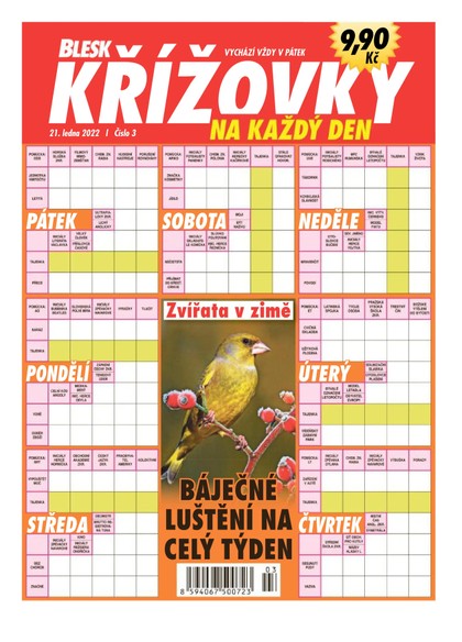 E-magazín Blesk křížovky na každý den - 03/2022 - CZECH NEWS CENTER a. s.