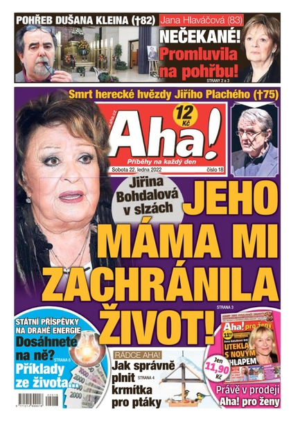 E-magazín AHA! - 22.1.2022 - CZECH NEWS CENTER a. s.