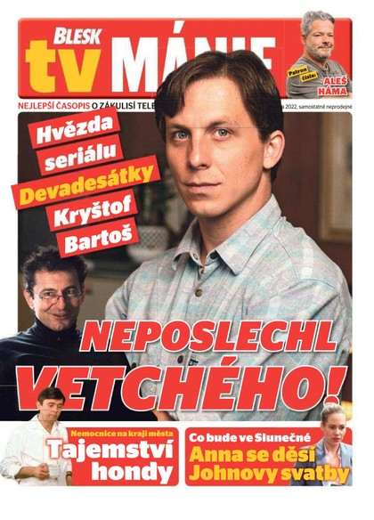 E-magazín Blesk Tv manie - 22.1.2022 - CZECH NEWS CENTER a. s.