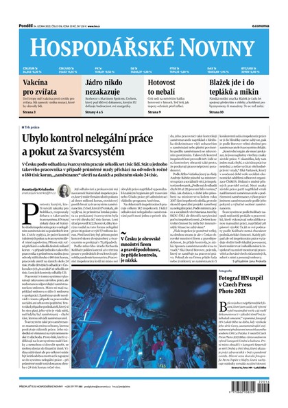 E-magazín HN 016 - 24.01.2022 - Economia, a.s.