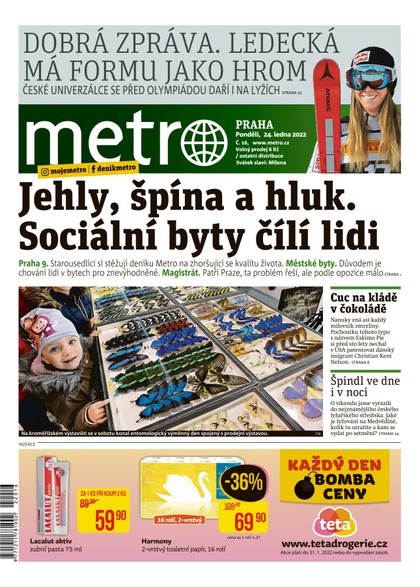E-magazín METRO - 24.1.2022 - MAFRA, a.s.