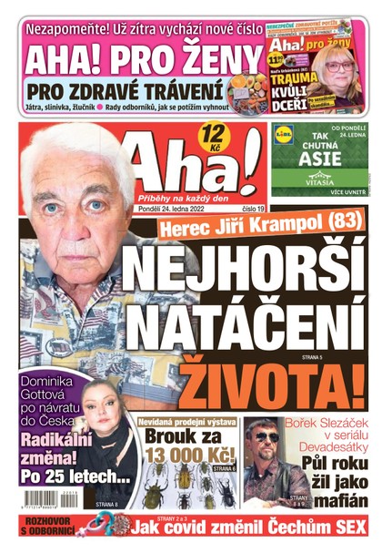 E-magazín AHA! - 24.1.2022 - CZECH NEWS CENTER a. s.