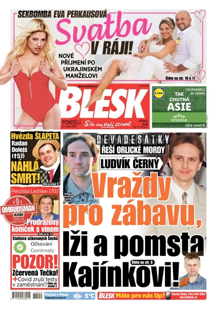 E-magazín Blesk - 24.1.2022 - CZECH NEWS CENTER a. s.