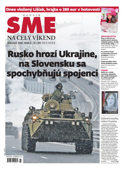 E-magazín SME 22-1-2022 - Petit Press, a.s. 