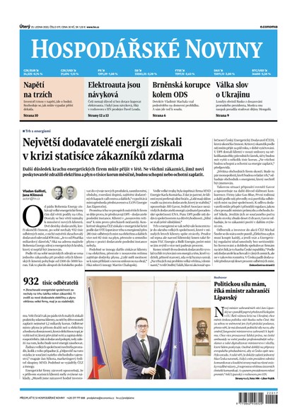 E-magazín HN 017 - 25.1.2022 - Economia, a.s.