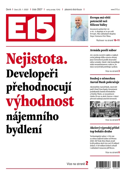 E-magazín E15 - 25.1.2022 - CZECH NEWS CENTER a. s.