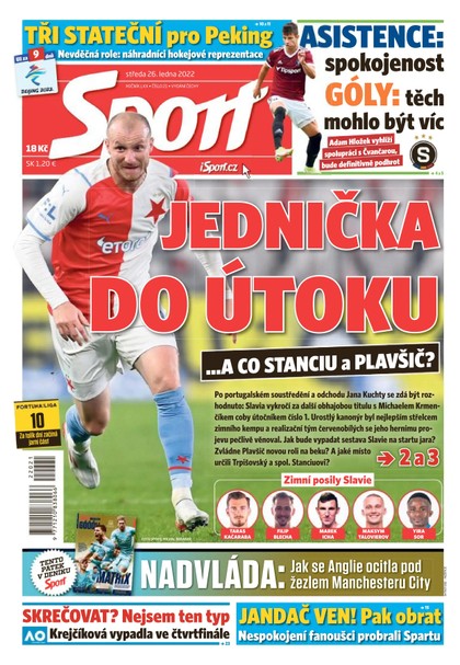 E-magazín Sport - 26.1.2022 - CZECH NEWS CENTER a. s.