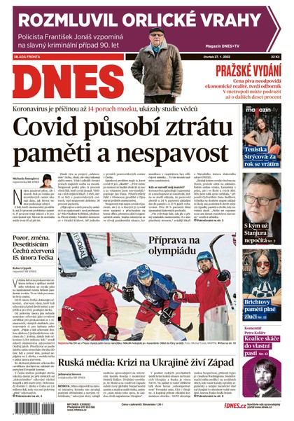 E-magazín MF DNES - 27.1.2022 - MAFRA, a.s.