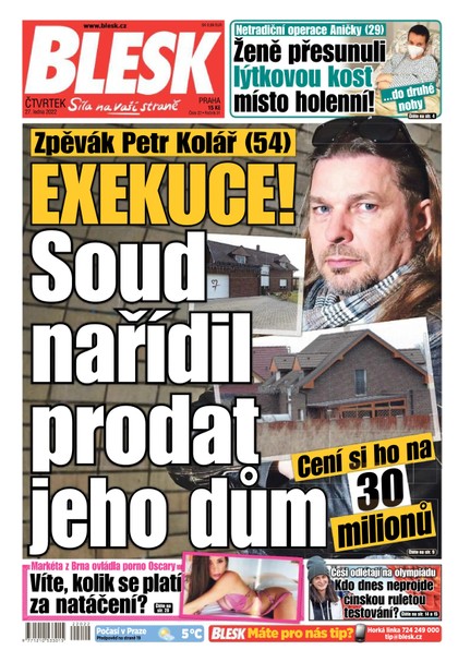 E-magazín Blesk - 27.1.2022 - CZECH NEWS CENTER a. s.