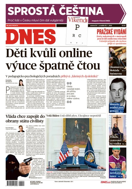 E-magazín MF DNES - 29.1.2022 - MAFRA, a.s.