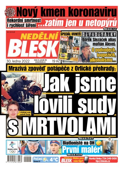 E-magazín Nedělní Blesk - 30.1.2022 - CZECH NEWS CENTER a. s.