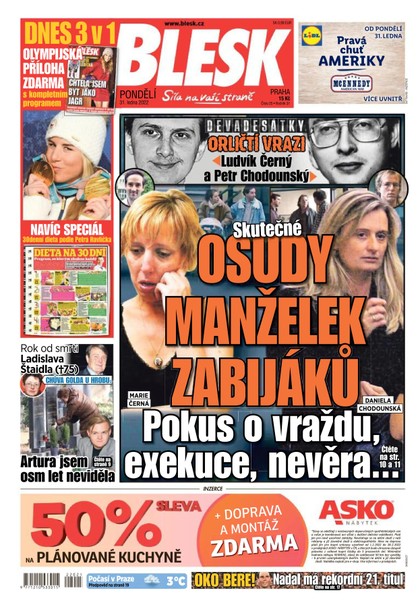E-magazín Blesk - 31.1.2022 - CZECH NEWS CENTER a. s.