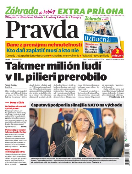 E-magazín Dennik Pravda 2. 2. 2022 - OUR MEDIA SR a. s.