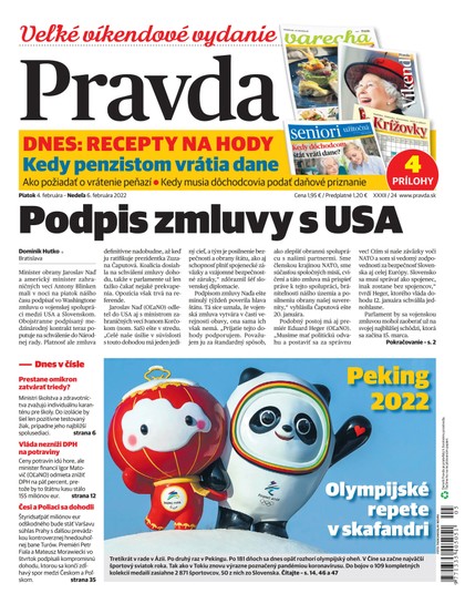 E-magazín Denník Pravda 2. 4. 2022 - OUR MEDIA SR a. s.