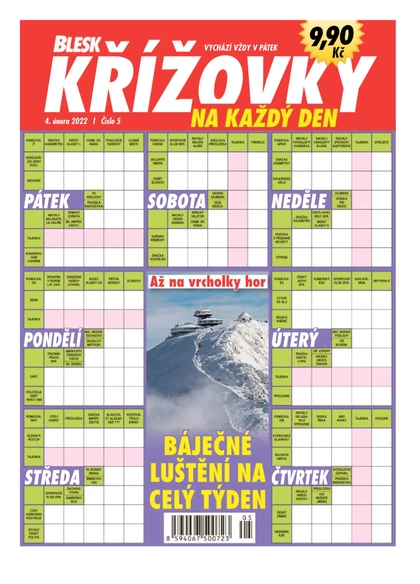 E-magazín Blesk Křížovky na každý den - 05/2022 - CZECH NEWS CENTER a. s.
