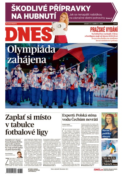 E-magazín MF DNES - 5.2.2022 - MAFRA, a.s.