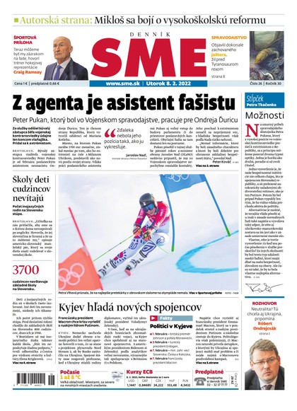 E-magazín SME 8-2-2022 - Petit Press, a.s. 