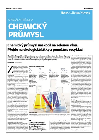 E-magazín HN 029 - 10.2.2022 Chemický průmysl - Economia, a.s.