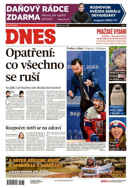 E-magazín MF DNES - 10.2.2022 - MAFRA, a.s.