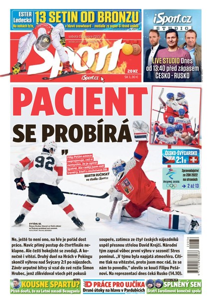 E-magazín Sport - 12.2.2022 - CZECH NEWS CENTER a. s.