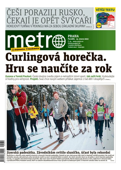E-magazín METRO - 14.2.2022 - MAFRA, a.s.