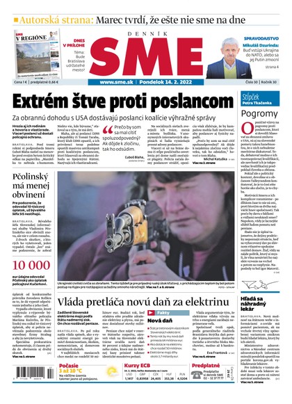 E-magazín SME 14-2-2022 - Petit Press, a.s. 