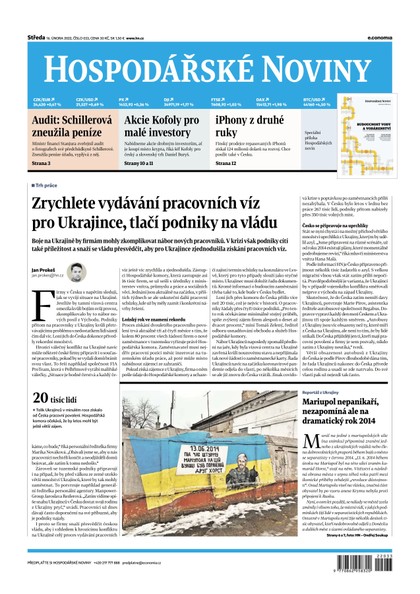 E-magazín HN 033 - 16.2.2022 - Economia, a.s.