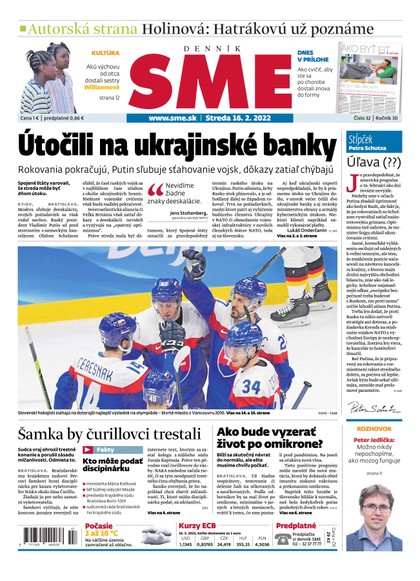 E-magazín SME 16-2-2022 - Petit Press, a.s. 