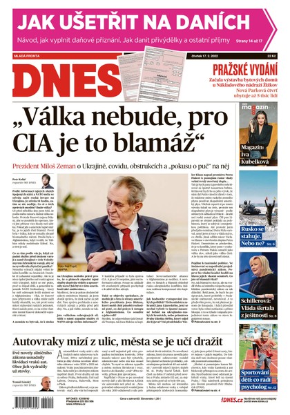 E-magazín MF DNES - 17.2.2022 - MAFRA, a.s.