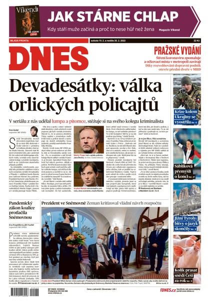 E-magazín MF DNES - 19.2.2022 - MAFRA, a.s.