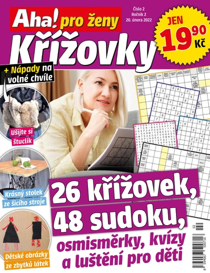 E-magazín AHA! pro ženy Křížovky - 02/2022 - CZECH NEWS CENTER a. s.