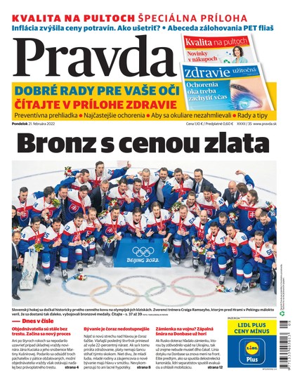 E-magazín Denník Pravda 21. 2. 2022 - OUR MEDIA SR a. s.