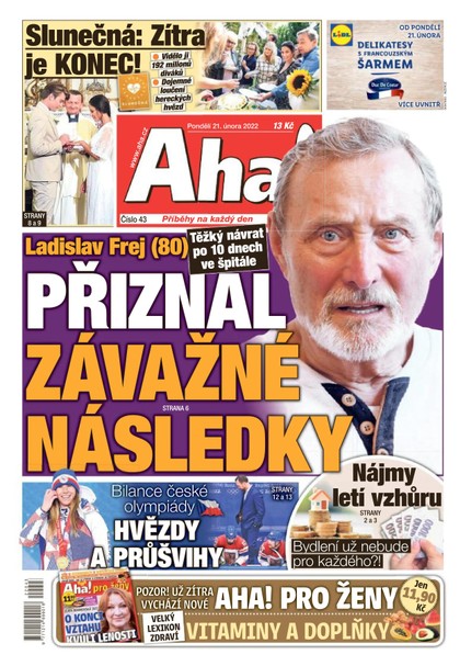 E-magazín AHA! - 21.2.2022 - CZECH NEWS CENTER a. s.
