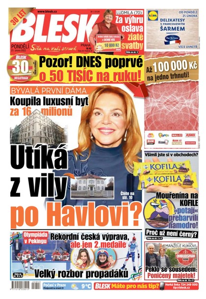 E-magazín Blesk - 21.2.2022 - CZECH NEWS CENTER a. s.