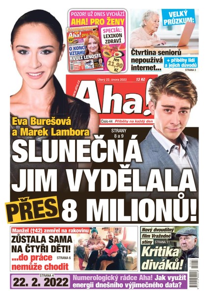 E-magazín AHA! - 22.2.2022 - CZECH NEWS CENTER a. s.