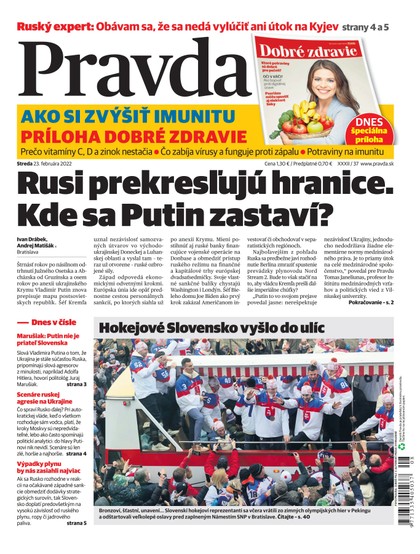 E-magazín Denník Pravda 23. 2. 2022 - OUR MEDIA SR a. s.