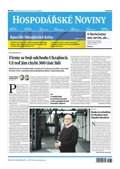 E-magazín HN 039 - 24.2.2022 - Economia, a.s.
