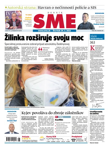 E-magazín SME 24-2-2022 - Petit Press, a.s. 