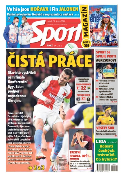 E-magazín Sport - 25.2.2022 - CZECH NEWS CENTER a. s.